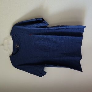 POLO RALPH LAUREN Men dark blue T-shirt Sz XXL purple burgundy embroidered pony